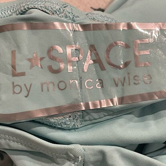 L*Space Isabelle One Piece Swimsuit in Pacifica Blue Women's Size 6 NWOT - Picture 10 of 11